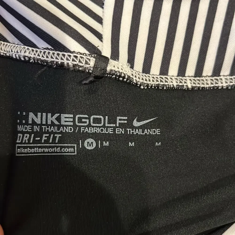 Nike Golf Precision 2.0  Black & White Stripe Skort Size M